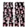 Whimsical Bear Lover Pink Cartoon Teddy Bear & 'BEAR' Text Heart Design Kid Satin Pajamas Set - 3