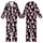 Whimsical Bear Lover Pink Cartoon Teddy Bear & 'BEAR' Text Heart Design Kid Satin Pajamas Set - 1