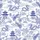 Chinoiserie Chic: Cobalt Blue Toile de Jouy Dragon Phoenix Crane Scenic Wearable Design Kid Satin Pajamas Set - 4