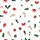 Festive Joy Collection: Whimsical Holly, Candy Cane & Santa Hat Design - Seasonal Wearable Item Satin Short-Sleeve Pajamas Set - 4