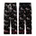 Festive Believer's Repeating White 'Believe' Script, Red Santa Hat, White Stars & Snowflakes Pattern Design Kid Satin Pajamas Set - 3