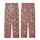 Chic Holiday Wearable: Pink Magenta Glittery Christmas Trees Gold Merry Christmas Script Kid Satin Pajamas Set - 3