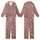 Chic Holiday Wearable: Pink Magenta Glittery Christmas Trees Gold Merry Christmas Script Kid Satin Pajamas Set - 1