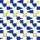 Vibrant Coastal Design: Royal Blue White Checkerboard Sardine Lemon Flat Graphic Wearable Satin Short-Sleeve Pajamas Set - 4