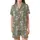 Koala Lover's Dream: Sleepy Grey Koalas & Eucalyptus Leaves on Muted Olive Green Comfort Item Satin Short-Sleeve Pajamas Set - 2