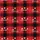 Butterfly Lover's Vibrant Red Black Scottish Tartan Plaid White Script Wearable Art Kid Satin Pajamas Set - 4