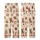 Christmas Enthusiast's Gingerbread Cookie Reindeer Tree Star Snowman Candy Cane Stocking Scatter Pattern Kid Satin Pajamas Set - owxK5p1t3Y