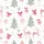 Whimsical Pink Christmas Watercolor Scatter - Santa, Reindeer, Trees, Gifts Design Kid Satin Pajamas Set - 4