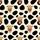 Playful Giraffe Fan: Creamy Beige Black Spotted with Cheerful Wide-Eyed Pink Bow Giraffe Pattern Wear Satin Short-Sleeve Pajamas Set - 4