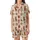 Christmas Enthusiast's Gingerbread Cookie Reindeer Tree Star Snowman Candy Cane Stocking Scatter Pattern Satin Short-Sleeve Pajamas Set - E5Cs3QWwNI