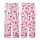 Whimsical Dreamer's Fuchsia Bubblegum Pink Hearts & Stars Floating Pattern Kid Satin Pajamas Set - 6CVhCeCrCd