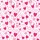 Whimsical Dreamer's Fuchsia Bubblegum Pink Hearts & Stars Floating Pattern Kid Satin Pajamas Set - 4