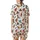 Western Spirit Whimsical Guitars Boots Stars Rustic Country Music Pattern Design Satin Short-Sleeve Pajamas Set - 3