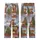 Highland Cow Christmas: Whimsical Fluffy Cow Pajamas, Tree & Fireplace Scene Kid Satin Pajamas Set - 3