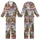 Highland Cow Christmas: Whimsical Fluffy Cow Pajamas, Tree & Fireplace Scene Kid Satin Pajamas Set - 1