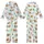 Cozy Holiday Loungewear: Whimsical Highland Cow Winter Wonderland, Snowy Hills & Santa Hats Kid Satin Pajamas Set - 1