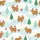 Cozy Holiday Loungewear: Whimsical Highland Cow Winter Wonderland, Snowy Hills & Santa Hats Kid Satin Pajamas Set - 4
