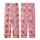 Whimsical Gingerbread Fun: Cheerful Characters, Candy Canes, Pink Gumdrop Swirls - Festive Item Kid Satin Pajamas Set - dNEqBgtbZt