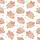 Charming Pig Lover's: Desaturated Pink Piglets, Mint Clover & Pastel Dot Wearable Design Satin Short-Sleeve Pajamas Set - 4