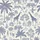 Safari Lover's Indigo Toile Safari: Lounging Leopards, Giraffes & Monkey Palm Jungle Satin Short-Sleeve Pajamas Set - 4