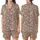 Botanical Enthusiast's Vintage Olive Leaf, Cream Flower & Berry Motif on Dusty Rose Satin Short-Sleeve Pajamas Set - LMGdbksePv