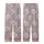 Elegant Botanical Dandelion: Fluffy White Seed Heads, Dusty Rose & Grey Design Kid Satin Pajamas Set - 3
