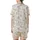 Women's Ethereal Watercolor Floral - Muted Lavender Sage Vintage Botanical Garment Satin Short-Sleeve Pajamas Set - 3