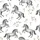 Equestrian Dream: Dynamic Etched Horses & Calla Lily Botanical Art Piece Satin Short-Sleeve Pajamas Set - 4