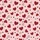 Sweetheart's Soft Pink Whimsical Scattered Maroon & Black Outlined Hearts Wearable Satin Short-Sleeve Pajamas Set - 4