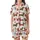 Dachshund Lover's Holiday Loungewear: Whimsical Dogs, Santa Hats, Lights, Gifts & Snowmen Pattern Satin Short-Sleeve Pajamas Set - 2
