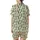 Whimsical Christmas Forest: Hand-Drawn Evergreen Trees, Painterly Green & Olive, Red Bows, Terracotta Dots Satin Short-Sleeve Pajamas Set - 3