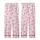 Sweethearts' Pink & White Stripe Bows & Hearts Fuchsia Accented Wearable Kid Satin Pajamas Set - 4d48gHjUfj