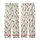 Giraffe Lover's Hand-Drawn Adult & Baby Giraffes Dynamic Off-White Burnt Orange Signature Pattern Kid Satin Pajamas Set - 3