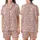 Sweetheart Pastel Pink Love Script, White Hearts & Rose Floral Tossed Wearable Satin Short-Sleeve Pajamas Set - 1