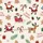 Family Holiday Fun: Whimsical Santa Gingerbread Pinecone Pattern - Festive Season Wearable Satin Short-Sleeve Pajamas Set - 4