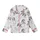 Equestrian Dream: Dynamic Etched Horses & Calla Lily Botanical Art Piece Kid Satin Pajamas Set - 2