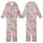 Pastel Dreamer's Patchwork: Intricate Paisley Floral Mosaic - Cheerful Wearable Art Kid Satin Pajamas Set - T7NDzEdWjw