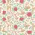 Gentle Spirit's Whimsical Fawn Hot Pink Rose Mint Leaf Blue Wildflower Pattern Kid Satin Pajamas Set - 4