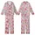 Whimsical Sweet Treat Hand-Drawn Donut Cupcake Candy Scatter Pastel Bubblegum Pink Top Kid Satin Pajamas Set - a7Rm1flPXX