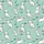 Pet Lover's Whimsical Hand-Drawn Cats Puppies Bunnies Motif: Mint Green 'Meow Woof Purr Hop' Kid Satin Pajamas Set - 4