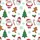 Festive Family Cheerful Santa Snowman Gingerbread Tree Candy Cane Custom Holiday Design Satin Short-Sleeve Pajamas Set - 4