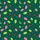 Holiday Cheer: Vibrant Pink Lime Holly Berry Star Deep Green Loungewear Satin Short-Sleeve Pajamas Set - 4