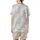 Celestial Dreamer's Pastel Watercolor Sky with Golden Moons & Stars Loungewear Satin Short-Sleeve Pajamas Set - 3