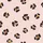 Modern Style Lover: Soft Pastel Pink Background with Stylized Tan & Brown Leopard Spots - Seamless Pattern Design Satin Short-Sleeve Pajamas Set - 4