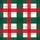 Bold Statement: Vibrant Red Green White Geometric Tartan Plaid Design Satin Short-Sleeve Pajamas Set - 4
