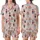 Nutcracker Ballet: Clara, Sugar Plum Fairy, Mouse King, Slippers, Gift Boxes & Snowflakes Satin Short-Sleeve Pajamas Set - 1