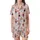 Nutcracker Ballet: Clara, Sugar Plum Fairy, Mouse King, Slippers, Gift Boxes & Snowflakes Satin Short-Sleeve Pajamas Set - 2