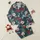 Island Dreamer's Vintage Teal Botanical Hibiscus Monstera Print Custom Design Satin Pajamas Set - 1
