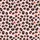 Women's Pastel Pink Leopard Spot: Muted Coral Accents – Organic Flowing Collection Piece Satin Pajamas Set - 6