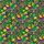Gold Purple Green Mardi Gras Mask Jester Cap Fleur-de-lis Metallic Bead Tropical Pattern Short-sleeve Hawaiian Shirt - 7